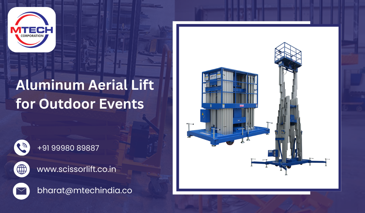 Aluminum Aerial Lift for Outdoor Events