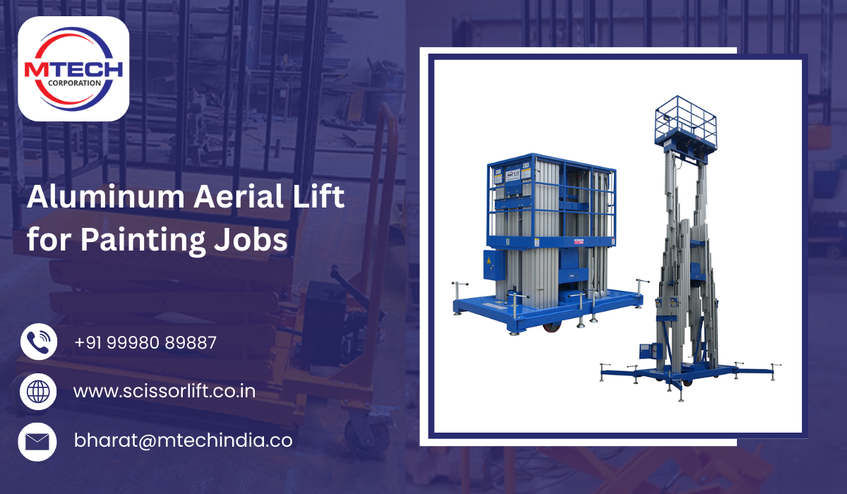 Aluminum Aerial Lift for Painting Jobs