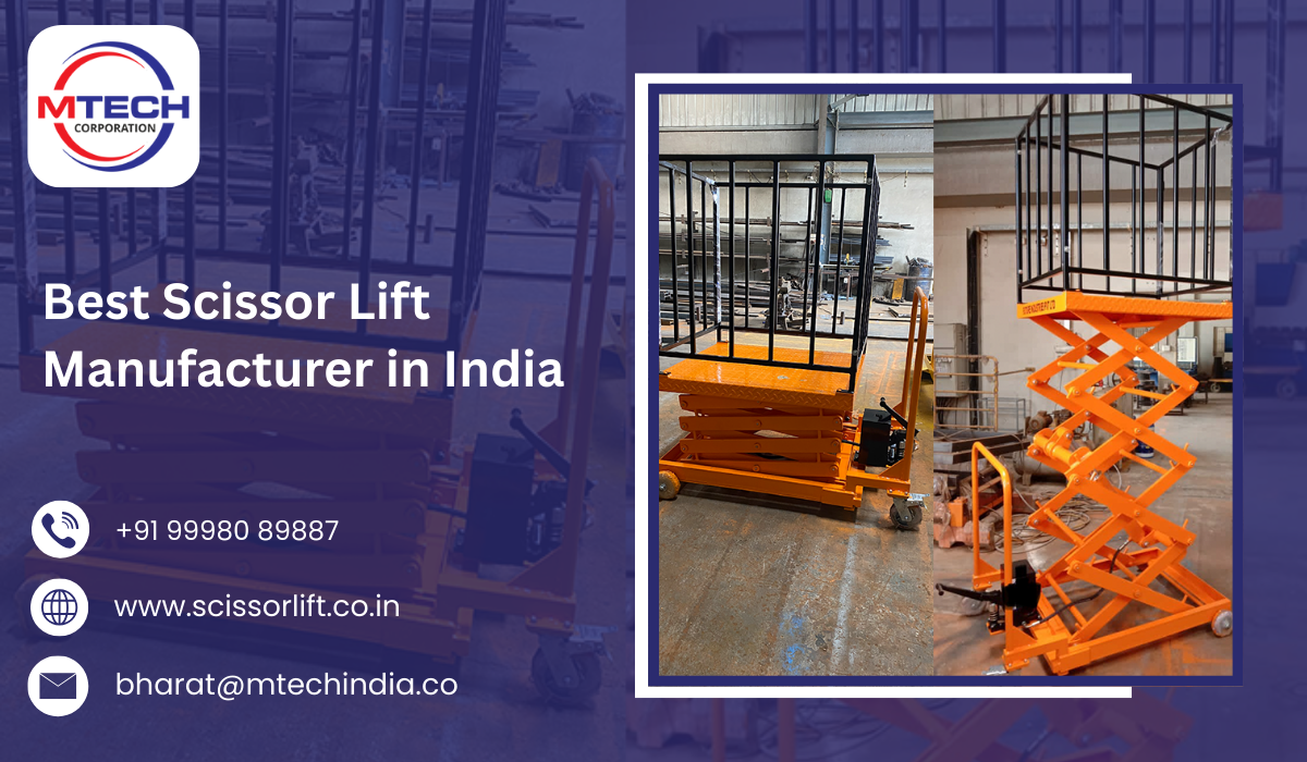 Best Scissor Lift Manufacturer in India