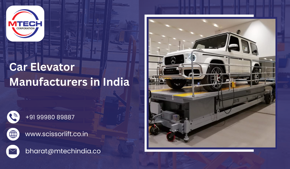 Car Elevator Manufacturers in India