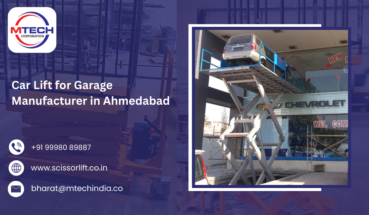 Car Lift for Garage Manufacturer in Ahmedabad