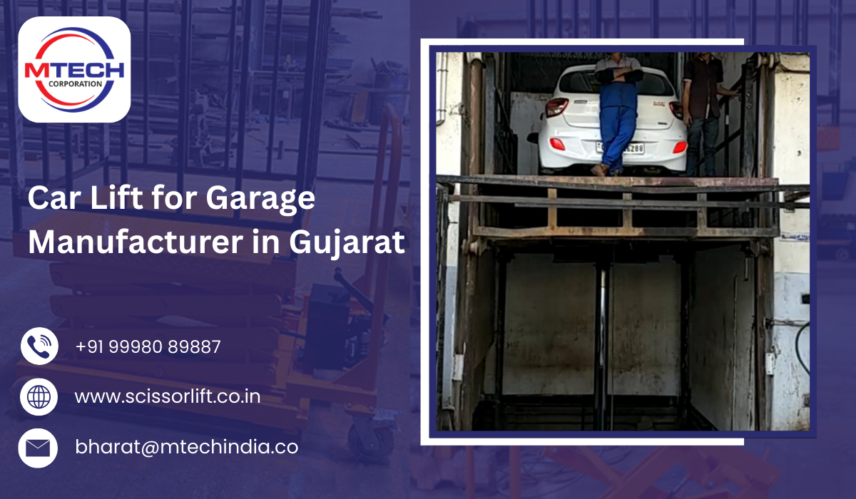 Car Lift for Garage Manufacturer in Gujarat