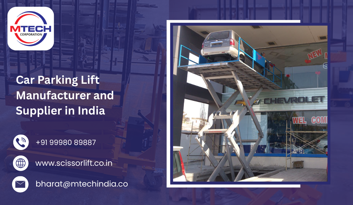 Car Parking Lift Manufacturer and Supplier in India