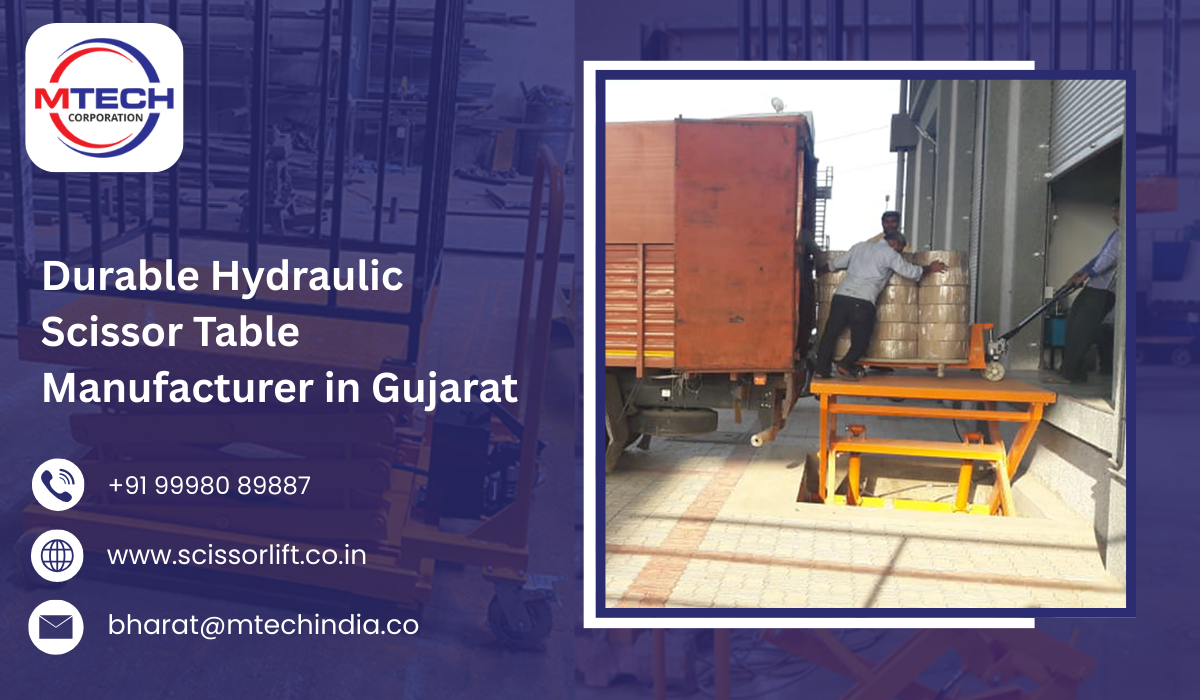 Durable Hydraulic Scissor Table Manufacturer in Gujarat