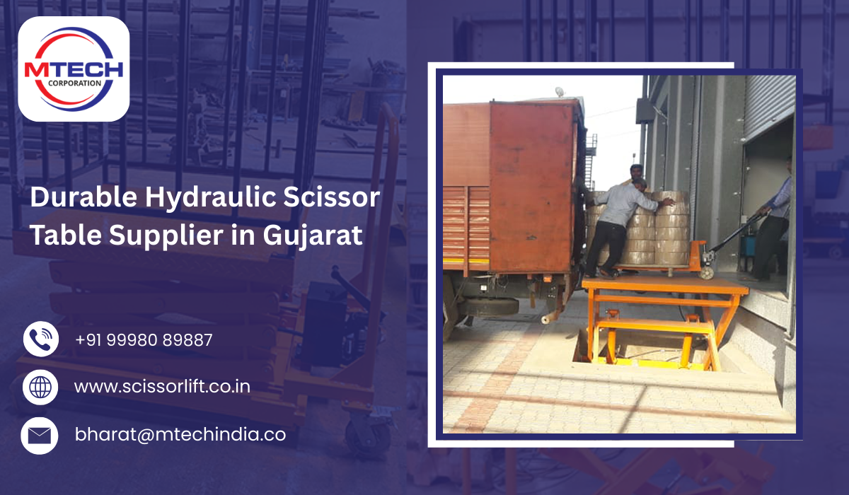 Durable Hydraulic Scissor Table Supplier in Gujarat