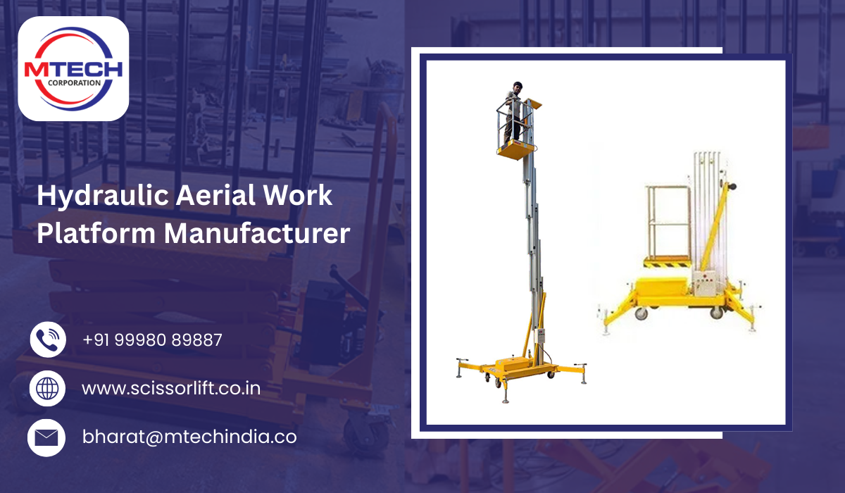Hydraulic Aerial Work Platform Manufacturer