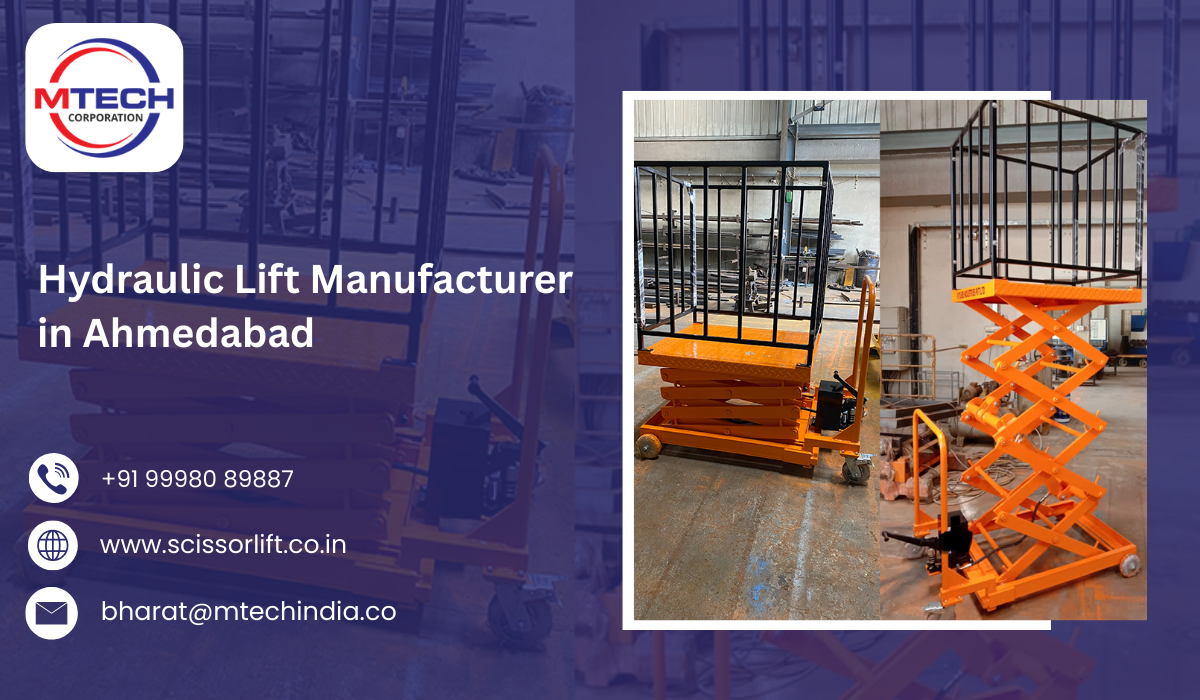 Hydraulic Lift Manufacturer in Ahmedabad