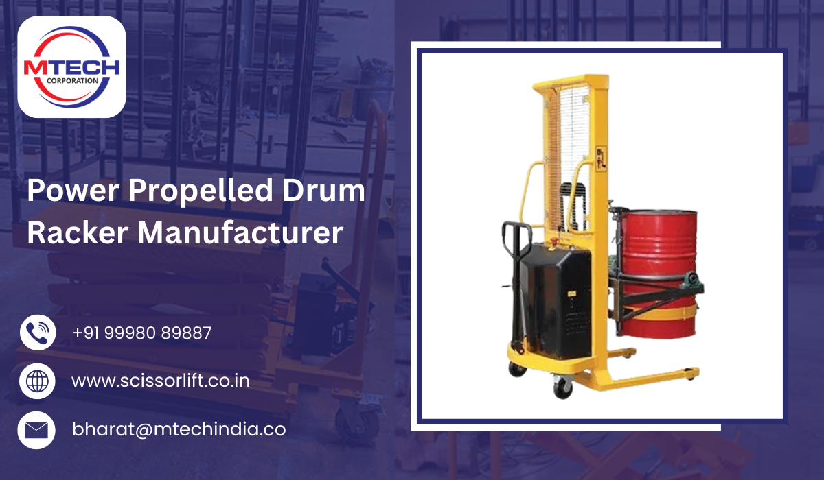 Power Propelled Drum Racker Manufacturer