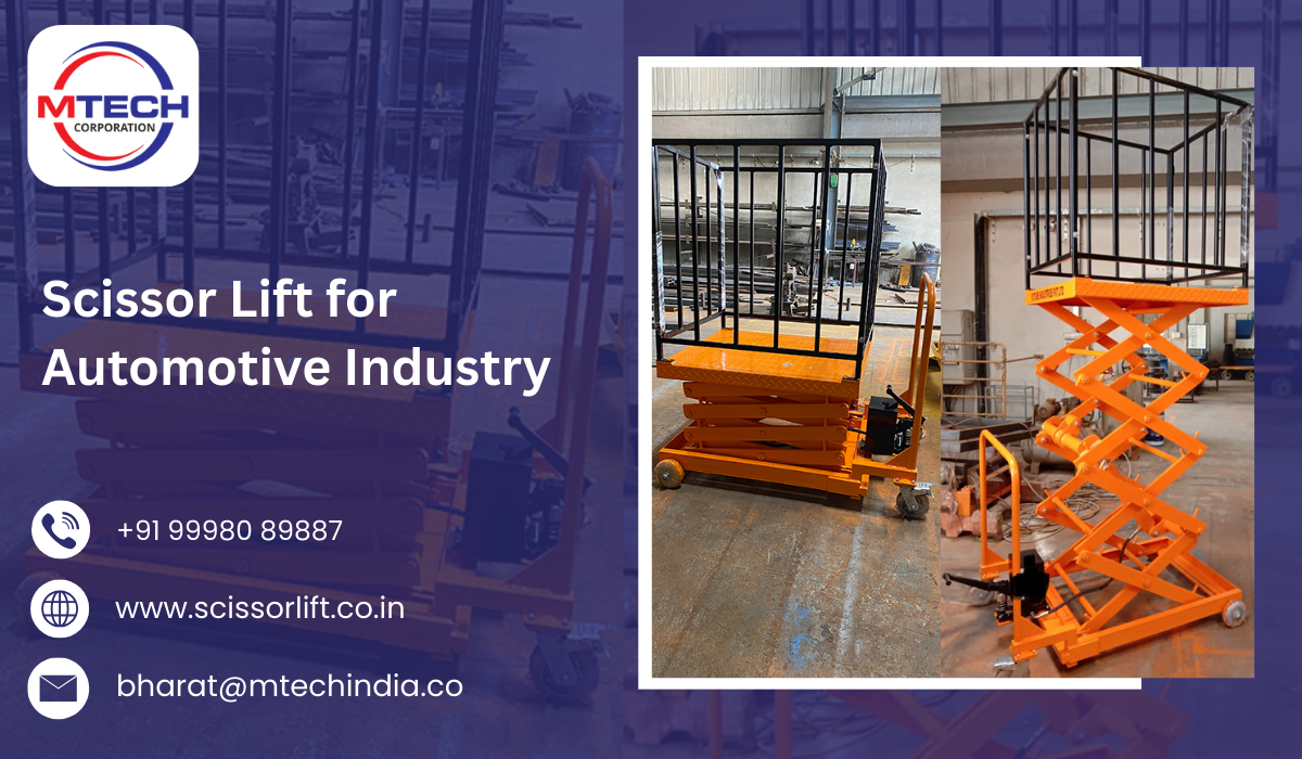 Scissor Lift for Automotive Industry