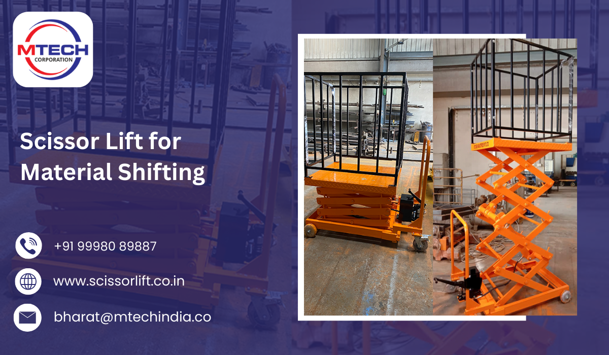 Scissor Lift for Material Shifting