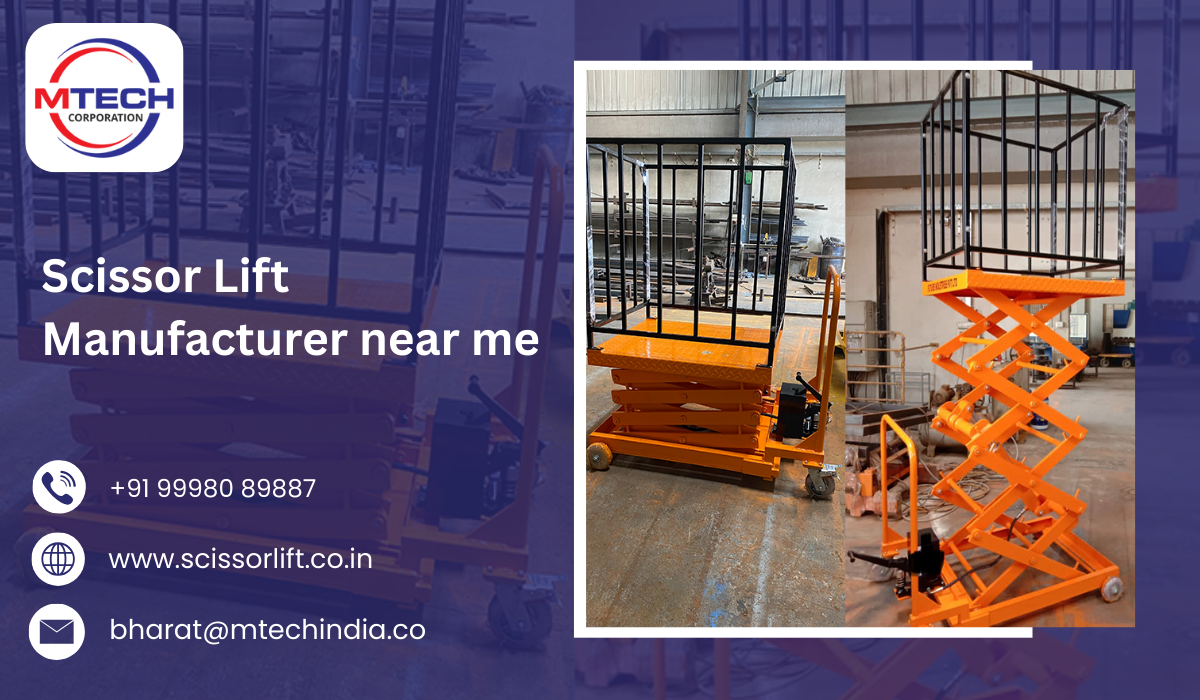 Scissor Lift Manufacturer near me