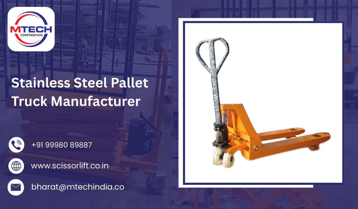 Stainless Steel Pallet Truck Manufacturer